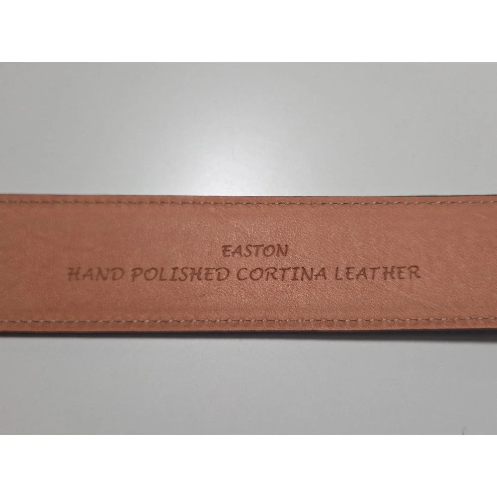 NEW Trafalgar 'Cortina' Leather Belt - Honey Maple - Size 42‎